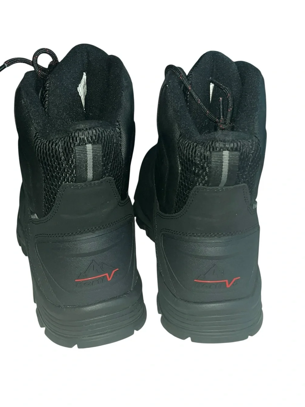 Men's Waterproof Insulated Winter Snow Boots Black Tactical Work Boots - Style